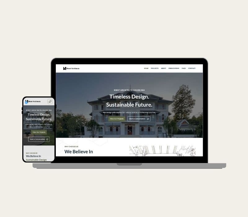 Niwat Architects Website