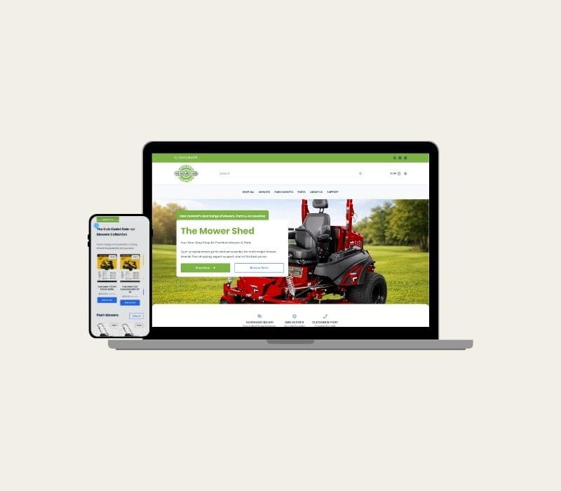 The Mower Shed Website